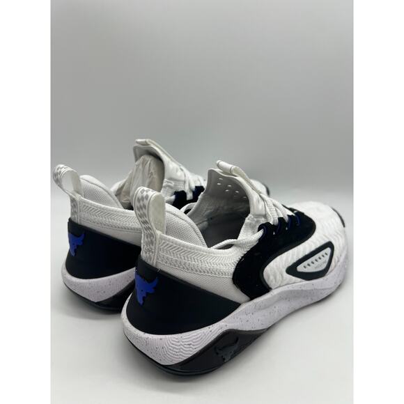 Under Armour Project Rock 7 White Black Team Royal 3027601 104 Women's Size 7 - Picture 10 of 12